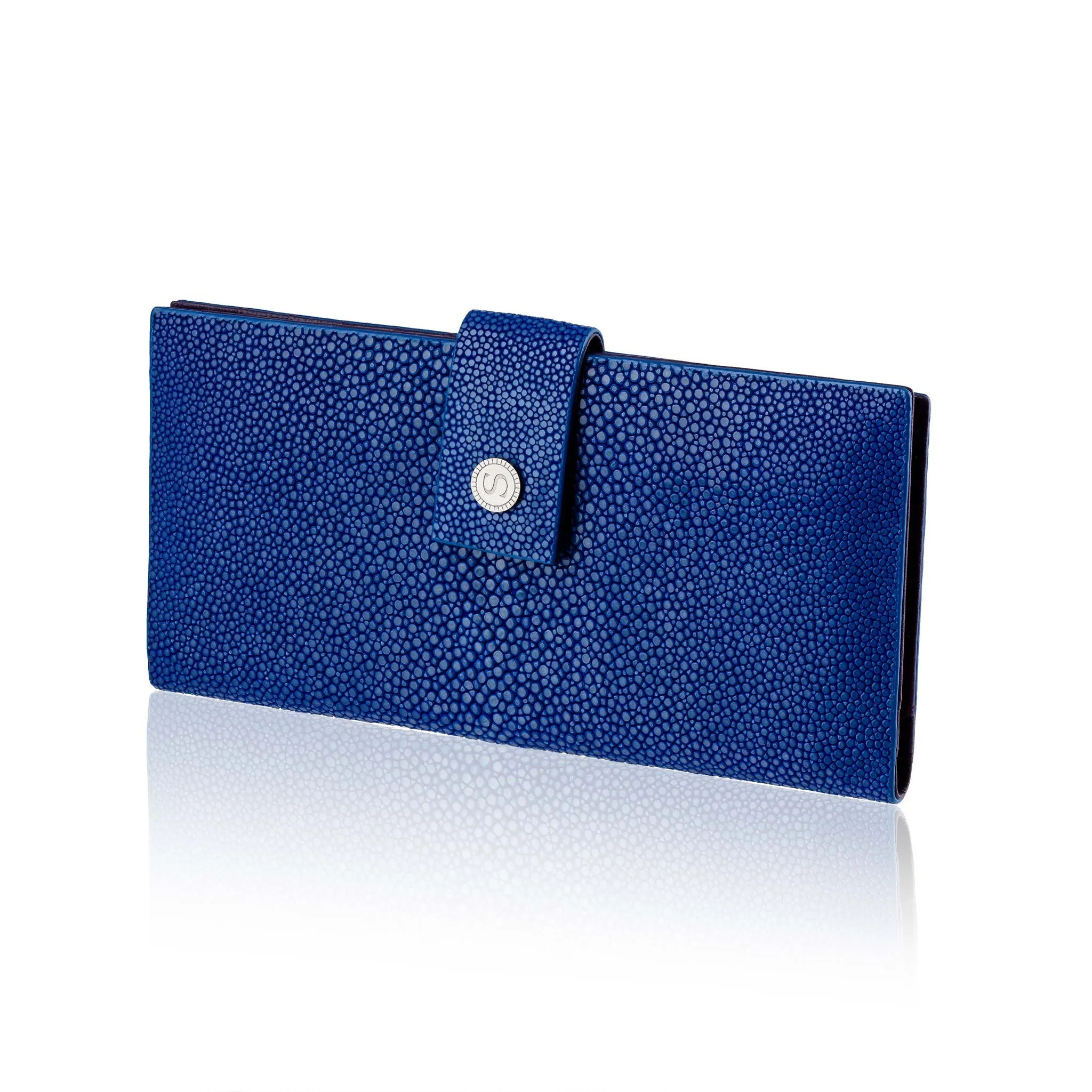 Blue Stingray Leather Wallet