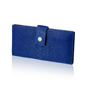 Blue Stingray Leather Wallet