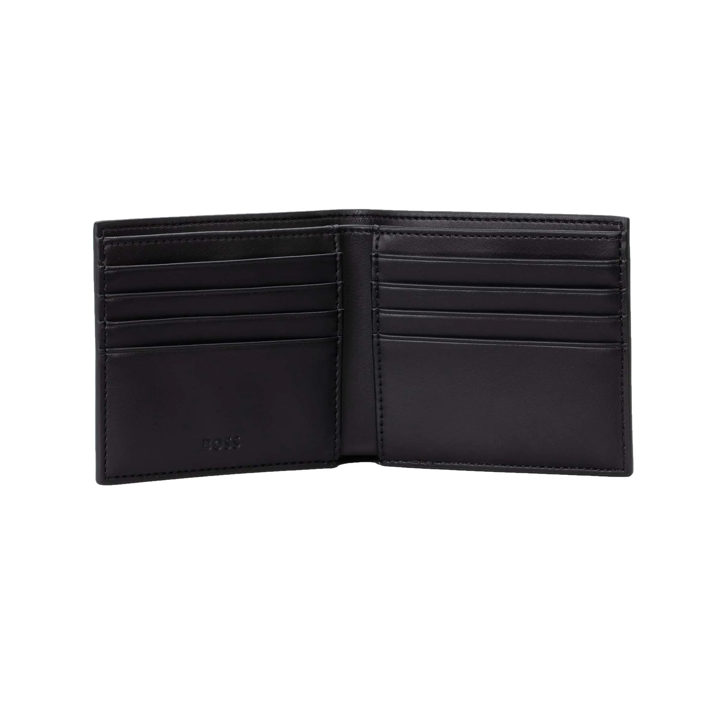 BOSS RAY_8CC N. GRAINED FAUX-LEATHER WALLET
