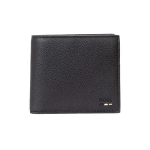 BOSS RAY_8CC N. GRAINED FAUX-LEATHER WALLET