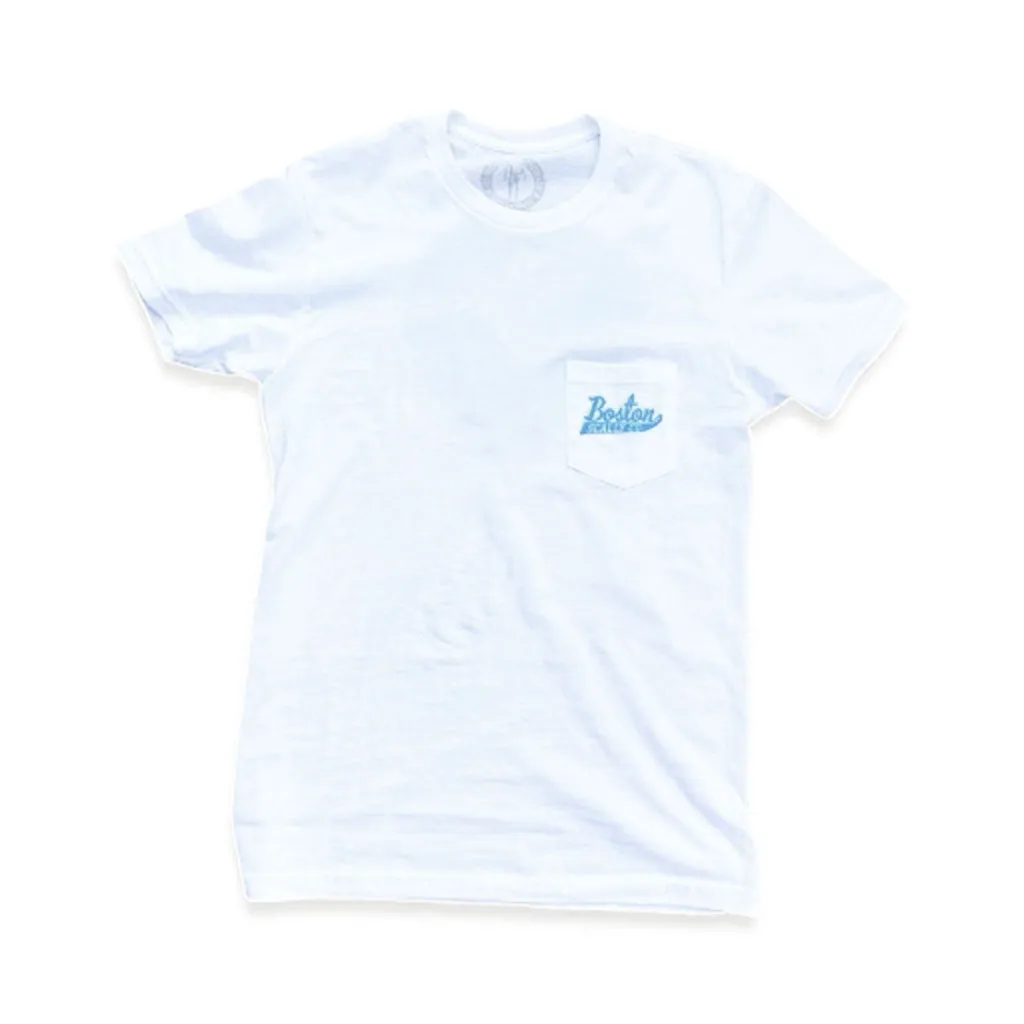Boston Scally The Cape Codder Pocket Tee T-Shirt - White