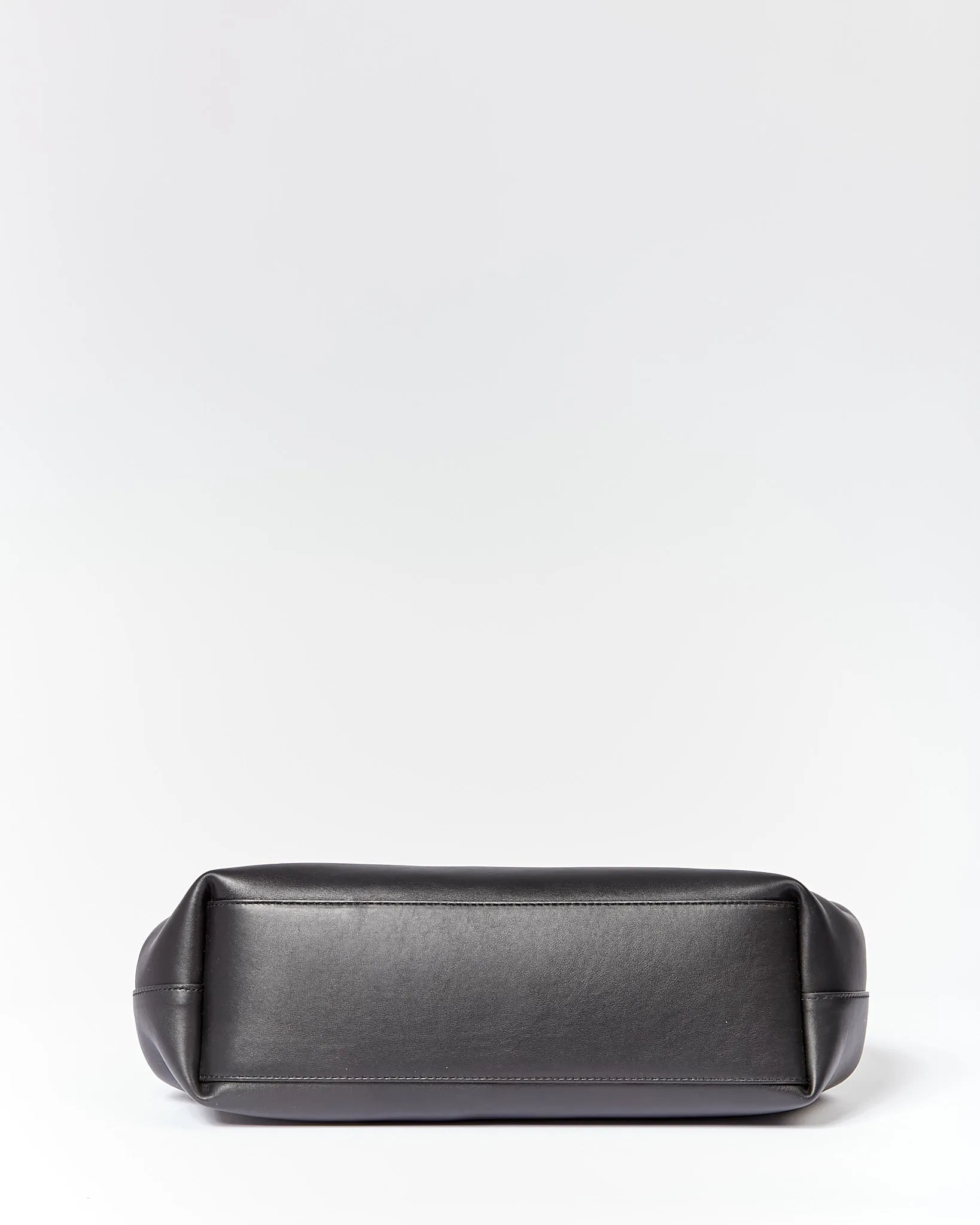 Bottega Veneta Black Leather Point Medium Bag