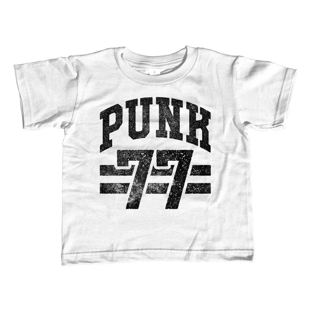 Boy's Punk 77 T-Shirt Alternative Music Punk Rock Grunge