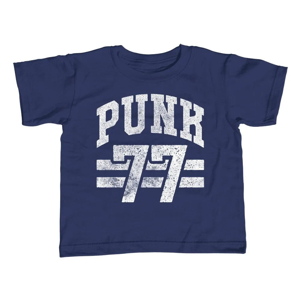Boy's Punk 77 T-Shirt Alternative Music Punk Rock Grunge