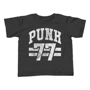 Boy's Punk 77 T-Shirt Alternative Music Punk Rock Grunge