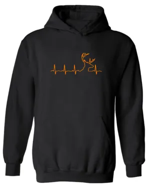 Buck Pulse Hoodie, Stag Hoodie hunting deer Hoodie