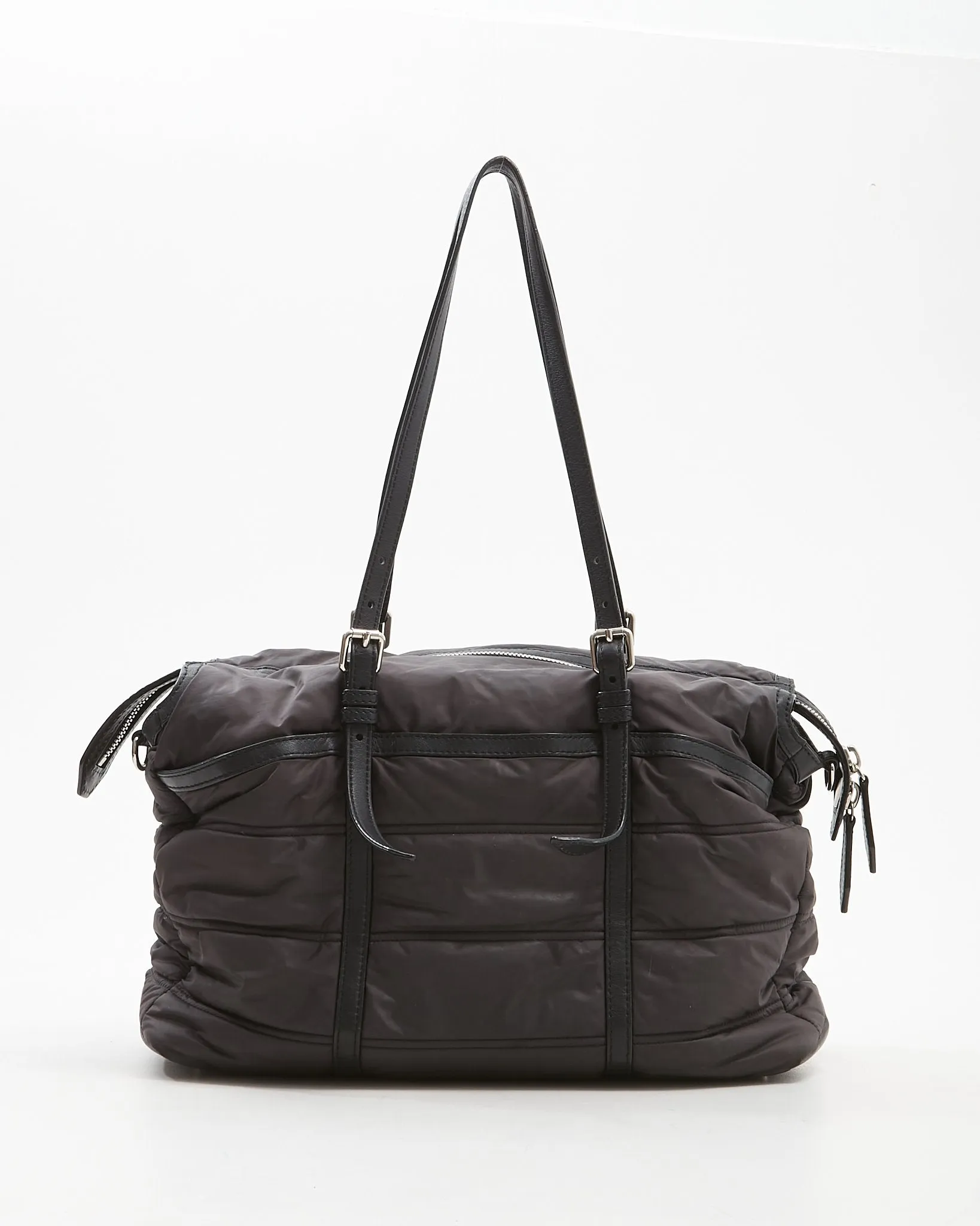 Burberry Black Nylon Diaper Baby Tote Bag