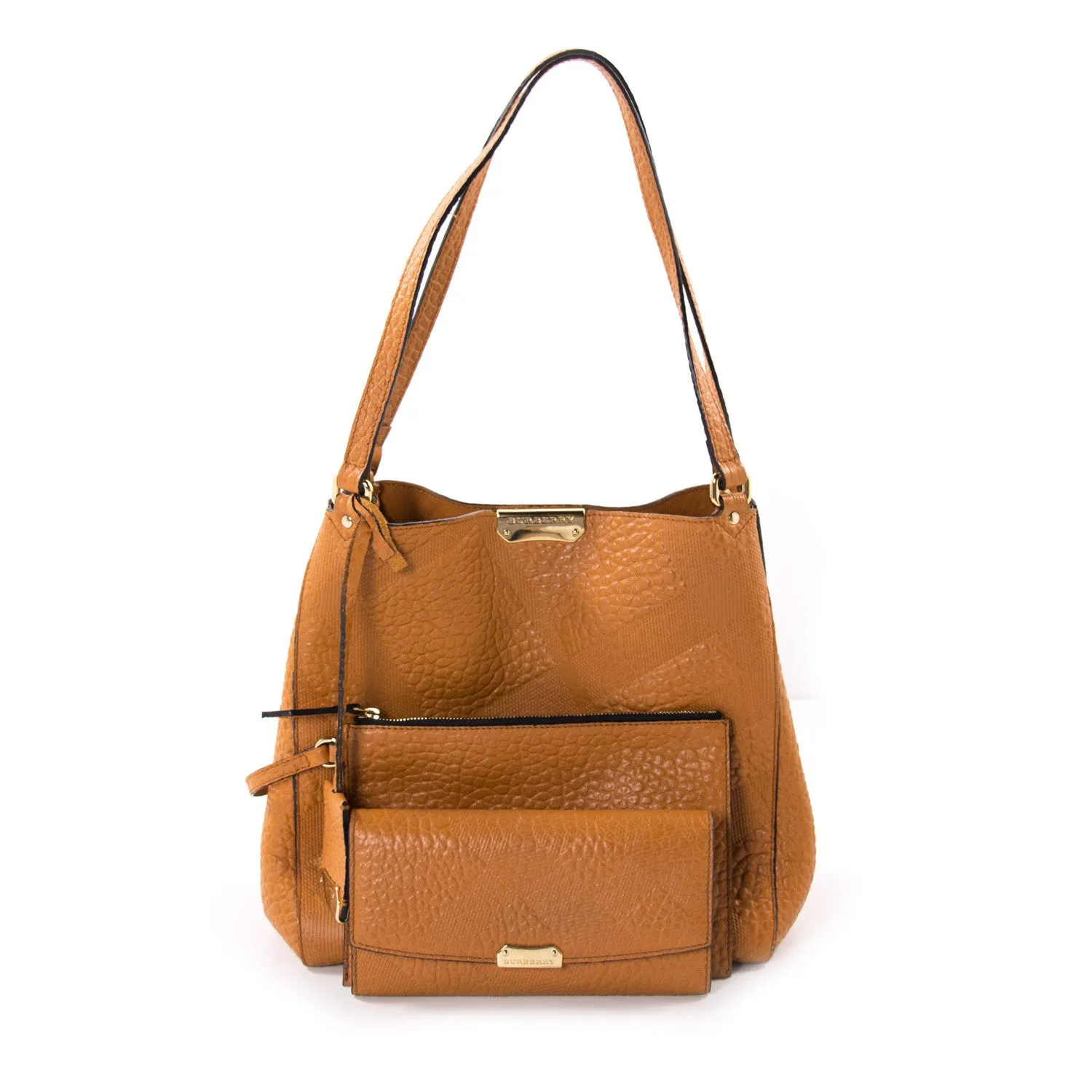 Burberry Grain Check Canterbury Tote