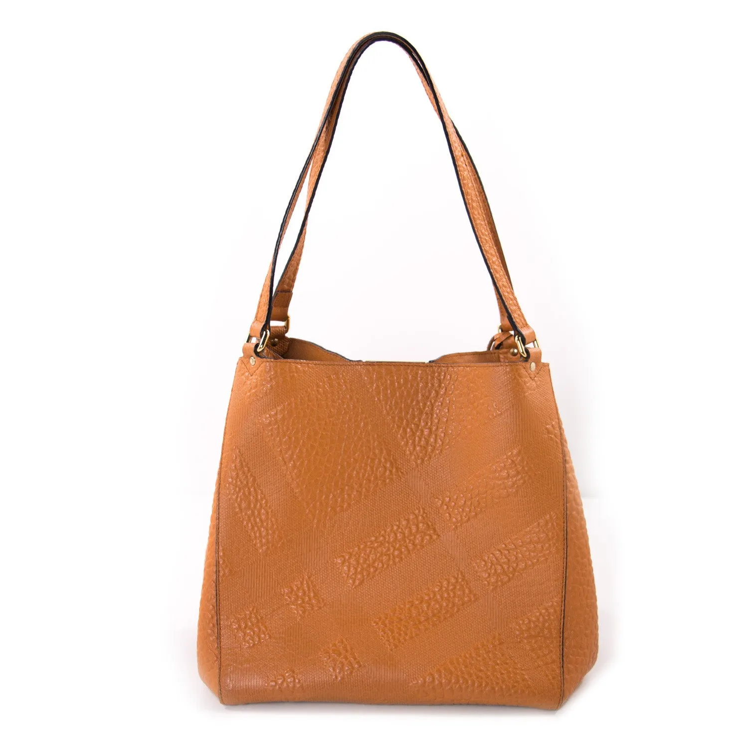 Burberry Grain Check Canterbury Tote