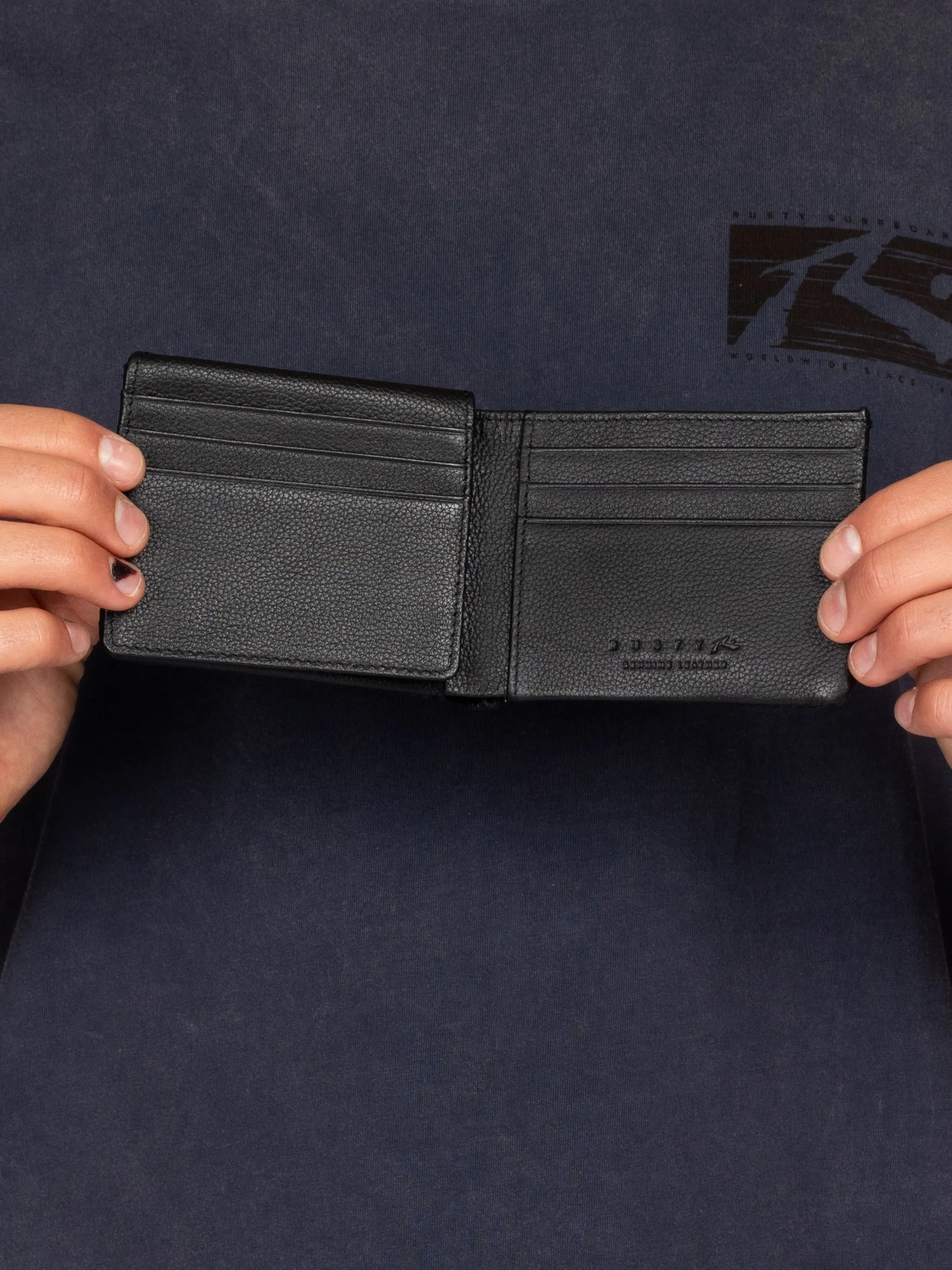 BUSTED LEATHER WALLET