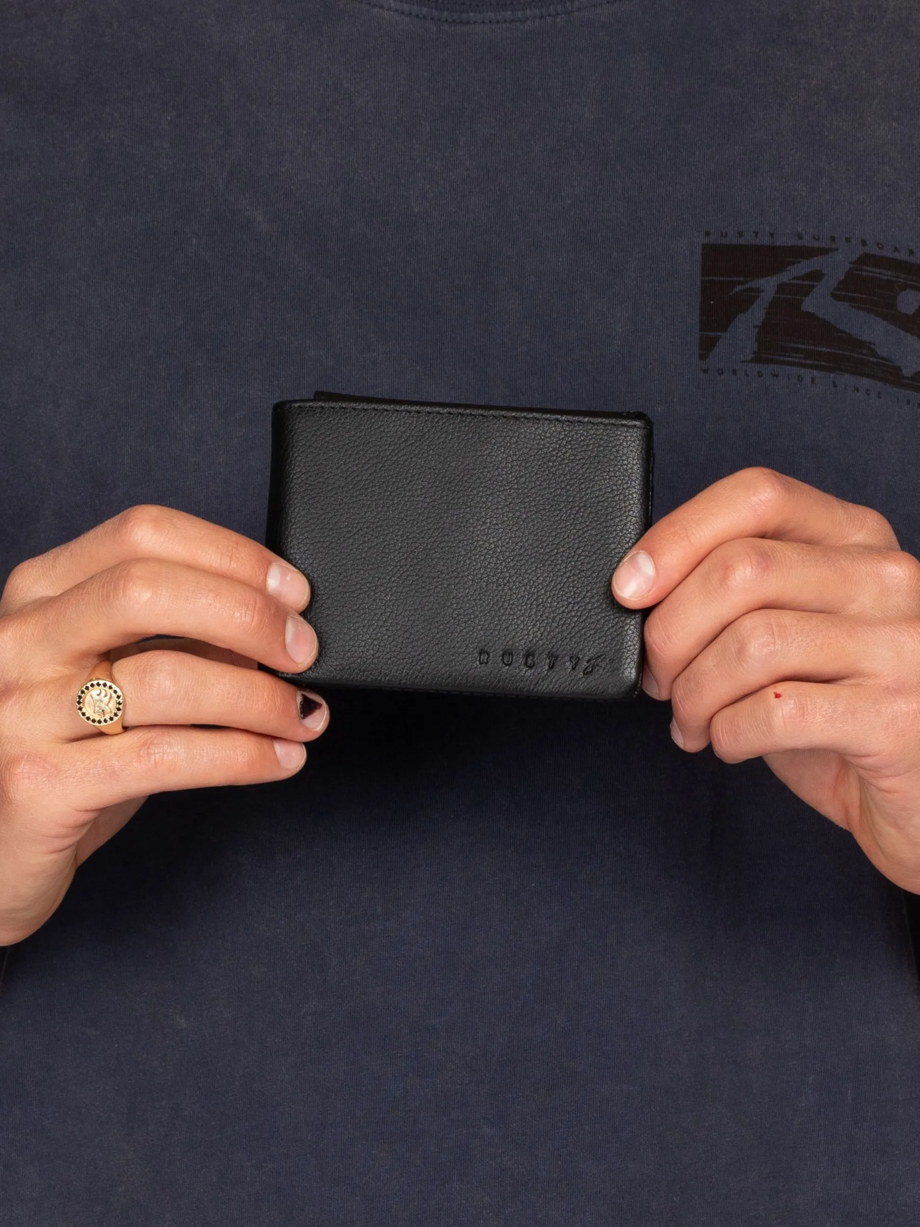 BUSTED LEATHER WALLET