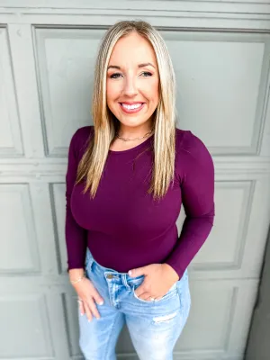 Butter Fabric Long Sleeve Bodysuit