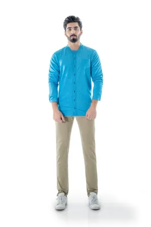BUTTONED FRONT T-SHIRT