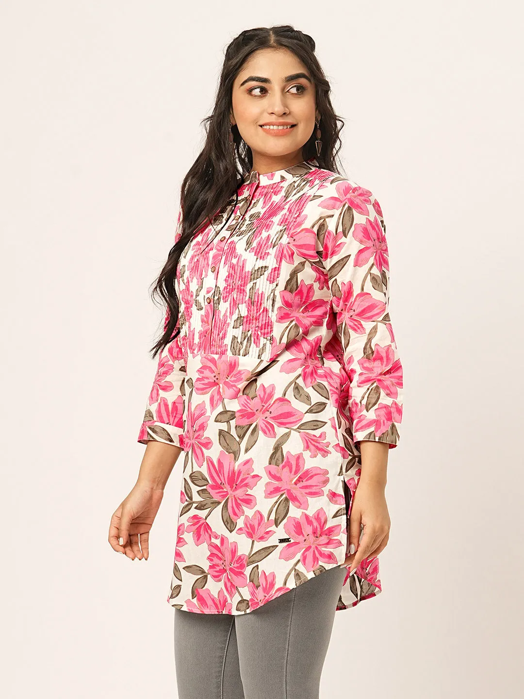 Buy Pink Cotton Tunics for Women Comfort Fit Online - Zola