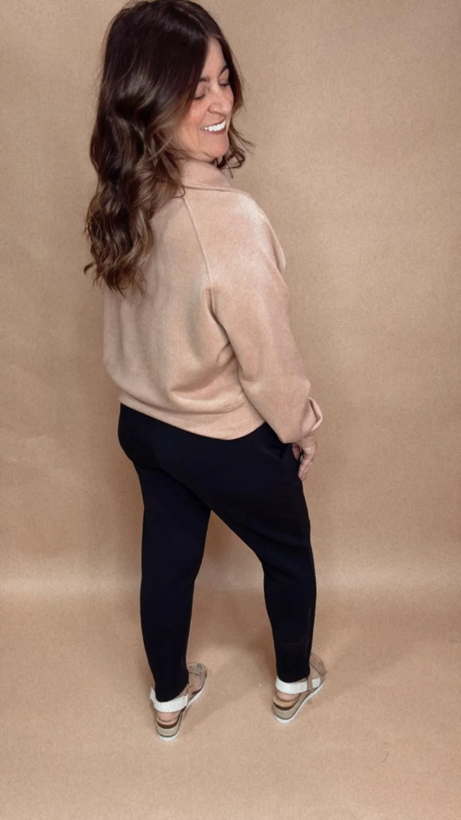 By My Side Zip Pullover