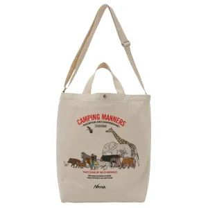 【直営店限定】CAMPING MANNERS CANVAS TOTE 2WAY BAG