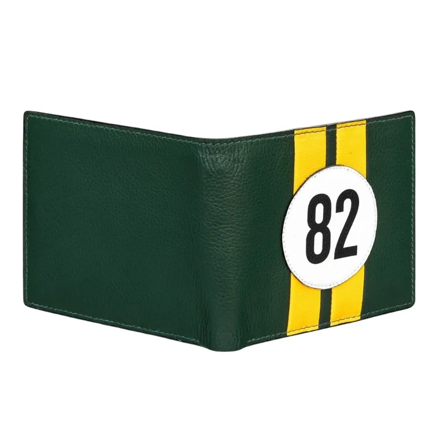 Car Livery Racing Green No 82 Leather Wallet