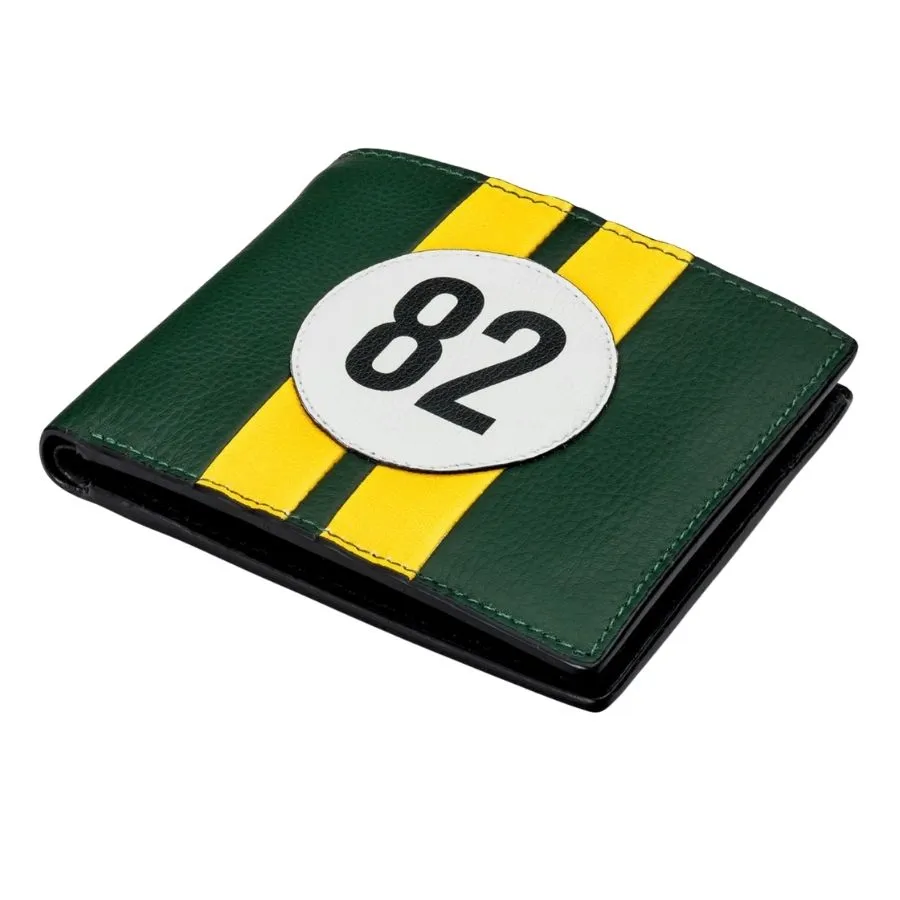 Car Livery Racing Green No 82 Leather Wallet