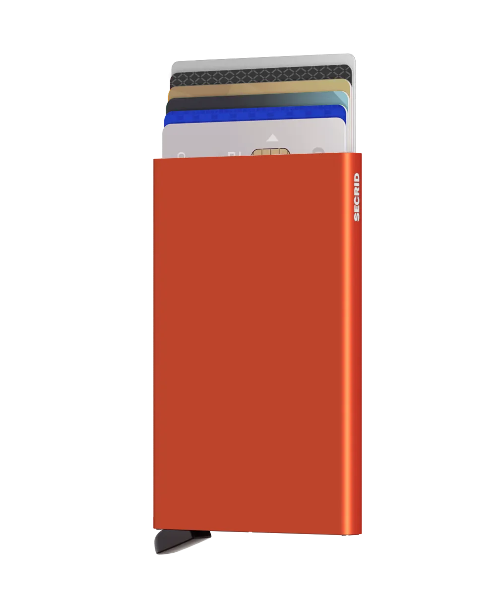 Card Protector- Orange RFID Secure