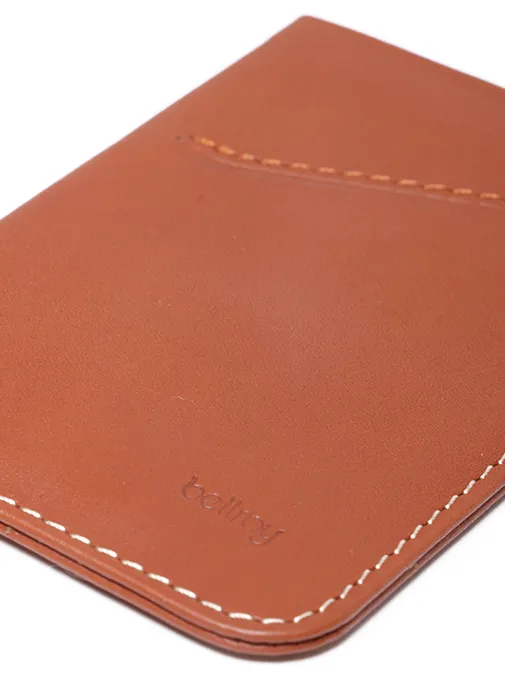Card Sleeve Wallet Tan
