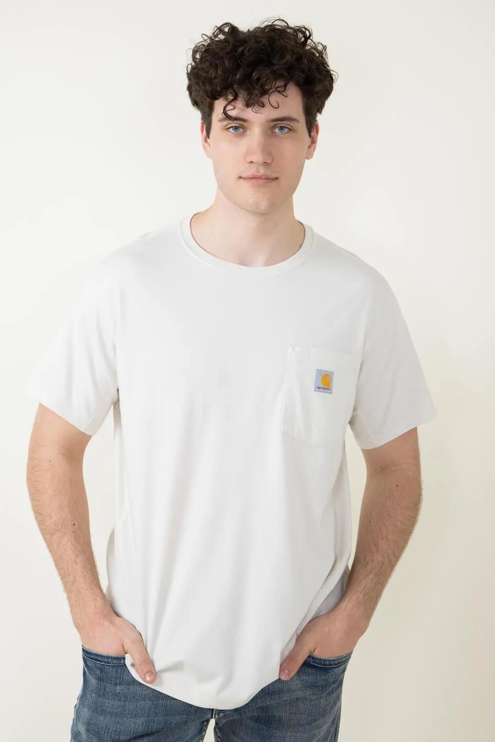 Carhartt Force Relaxed Fit Midweight Pocket T-Shirt for Men in Malt | 106652-W03-MALT