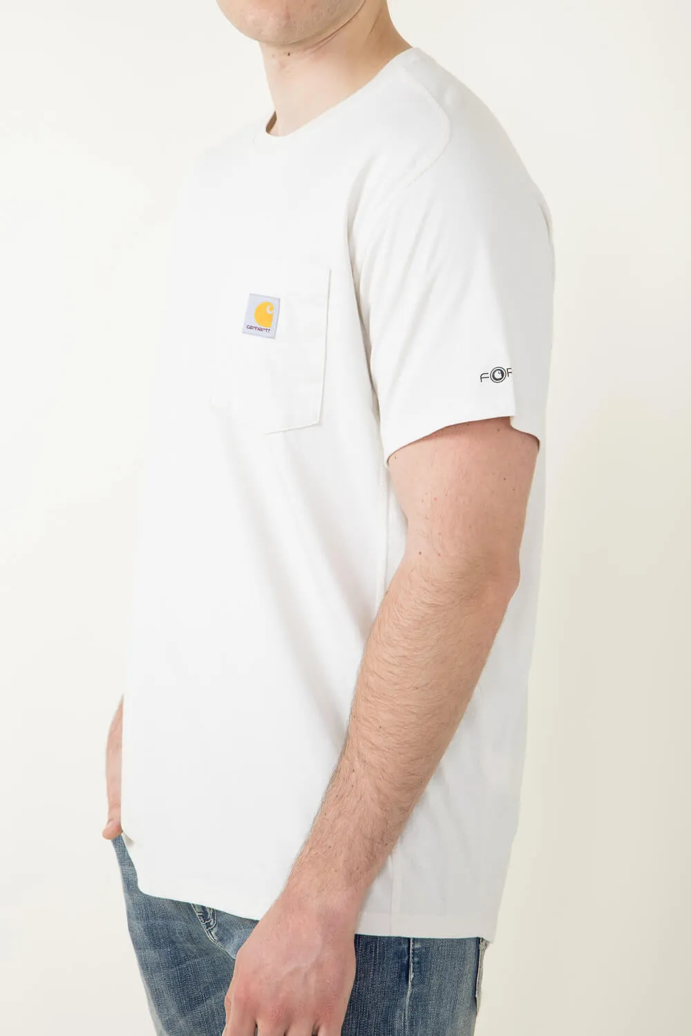 Carhartt Force Relaxed Fit Midweight Pocket T-Shirt for Men in Malt | 106652-W03-MALT