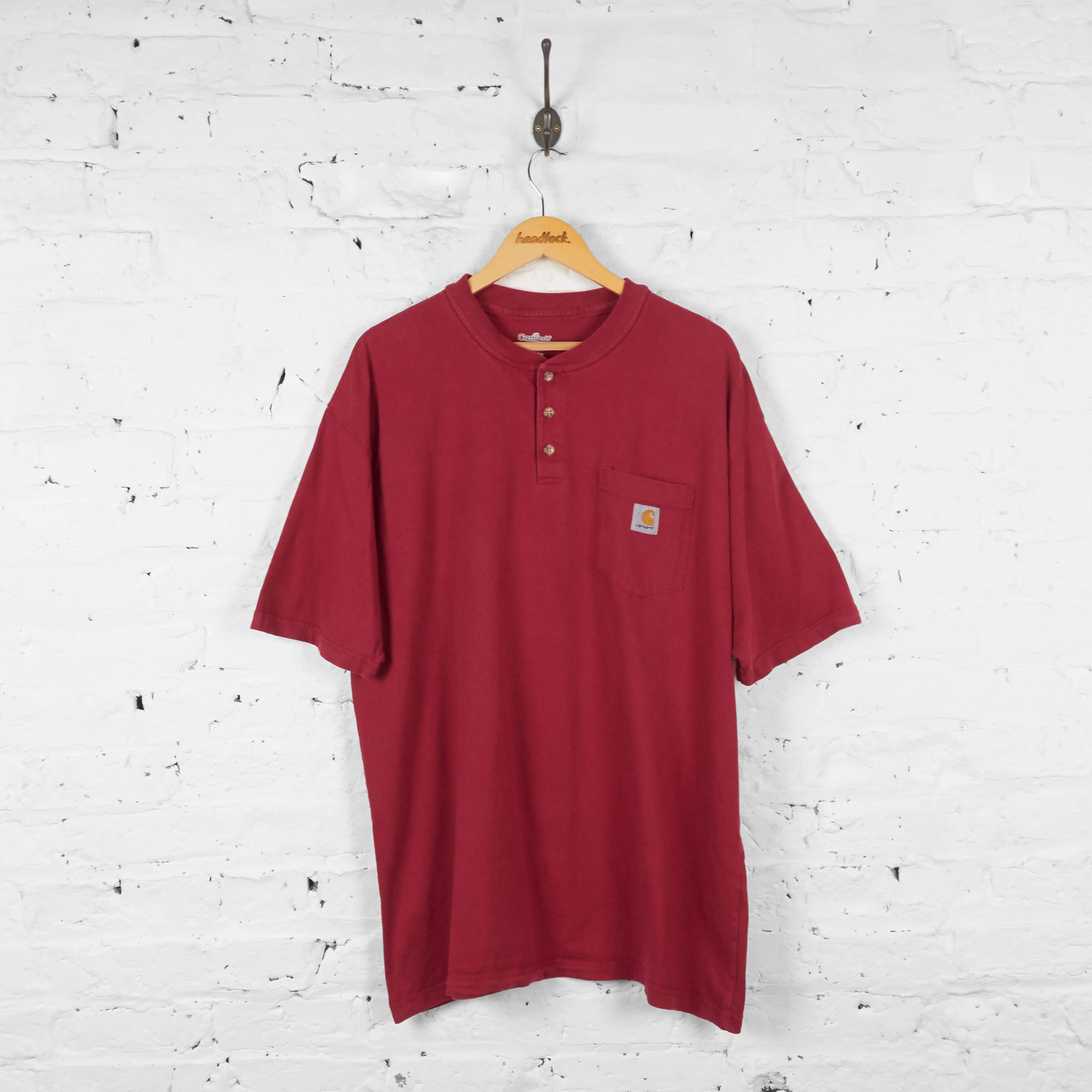 Carhartt Pocket T Shirt - Red - XL