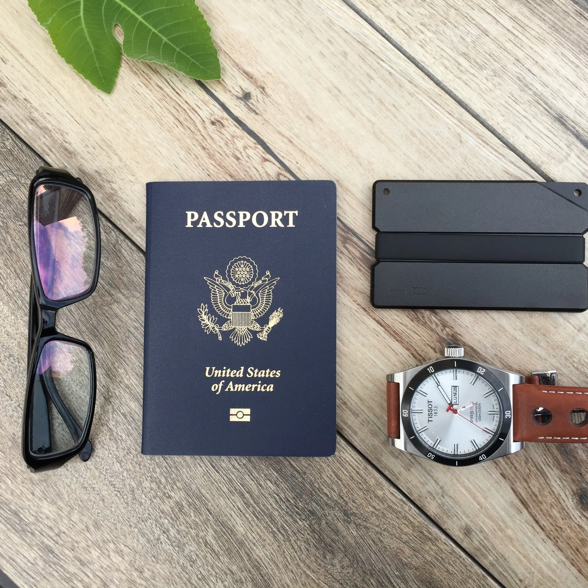 Carved Aluminum Metal Wallet