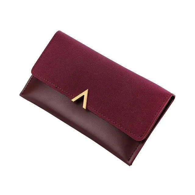 Casual Leather Hasp Wallet