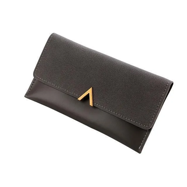 Casual Leather Hasp Wallet