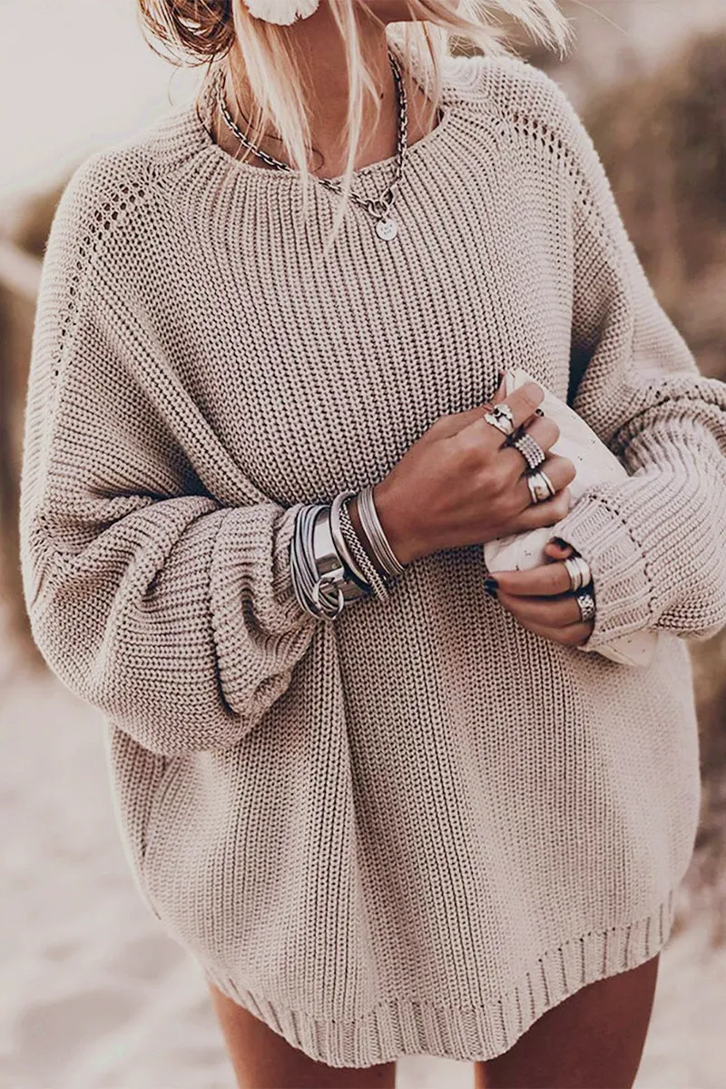Casual Street Solid Solid Color O Neck Tops