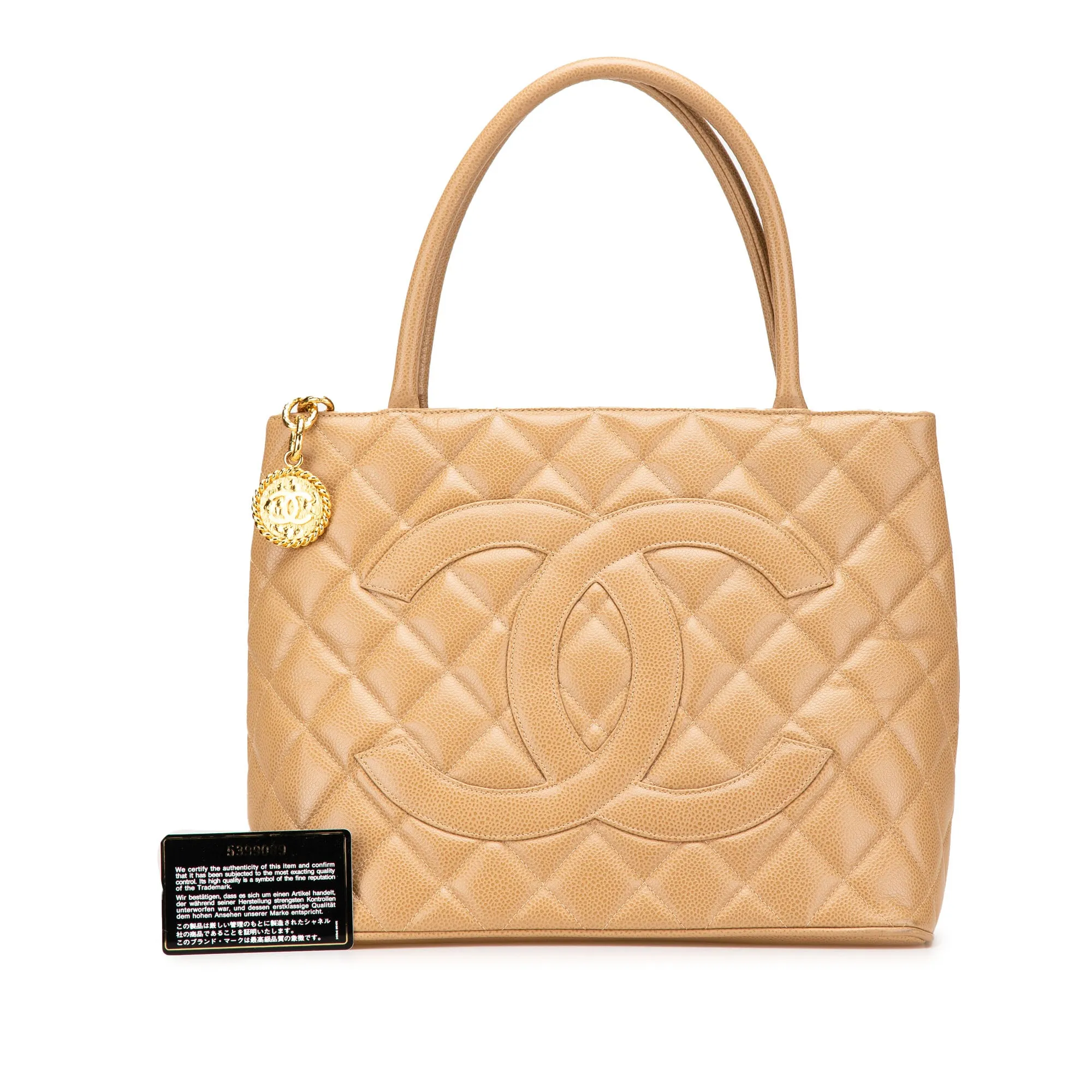 Caviar Medallion Tote
