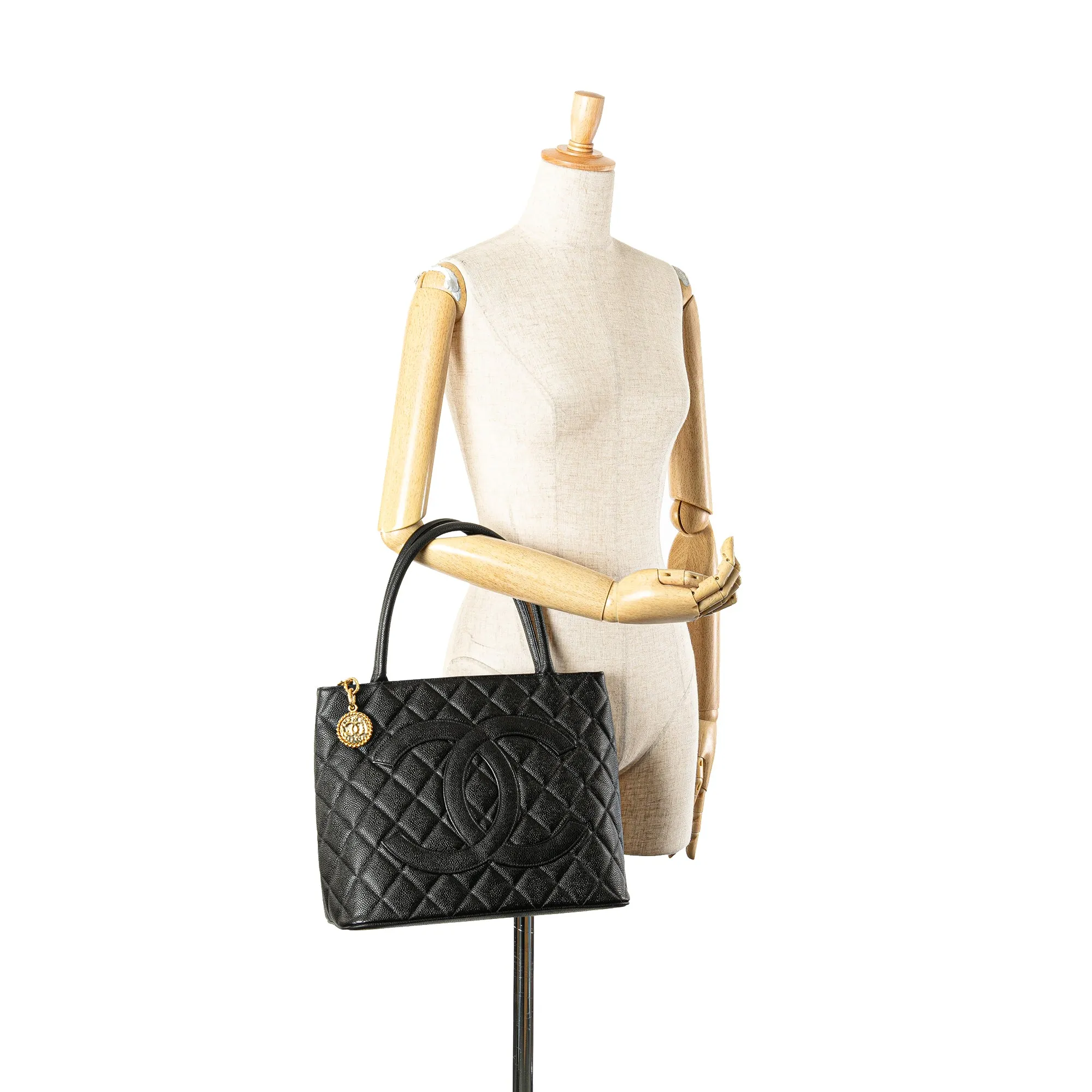 Caviar Medallion Tote