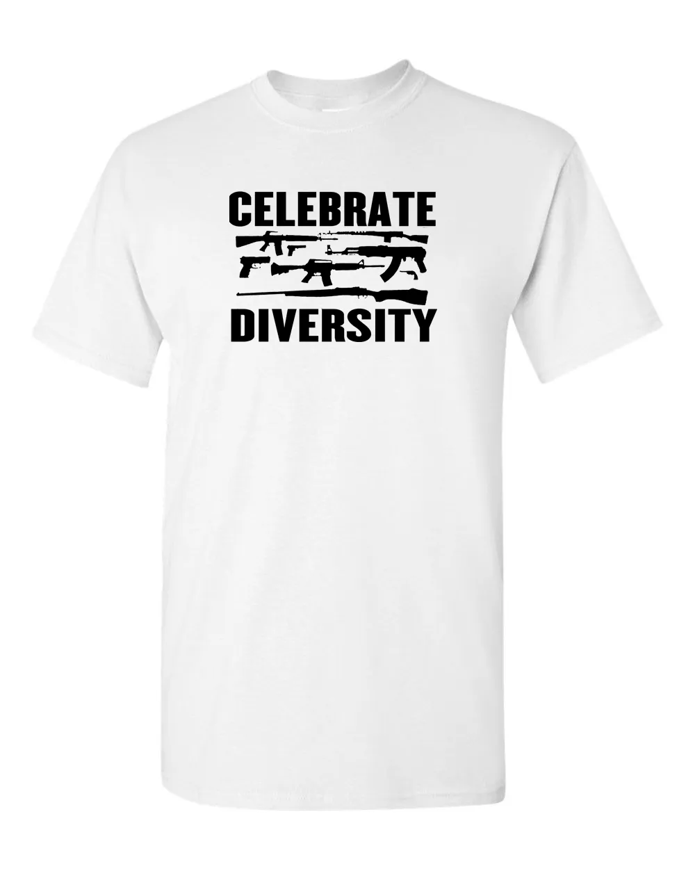 Celebrate Diversity Funny Gun Rights T Shirt 2nd Amendment Hunting Tee