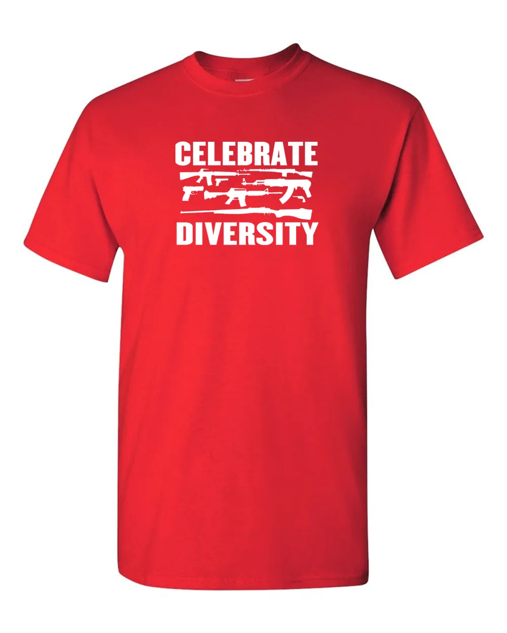 Celebrate Diversity Funny Gun Rights T Shirt 2nd Amendment Hunting Tee