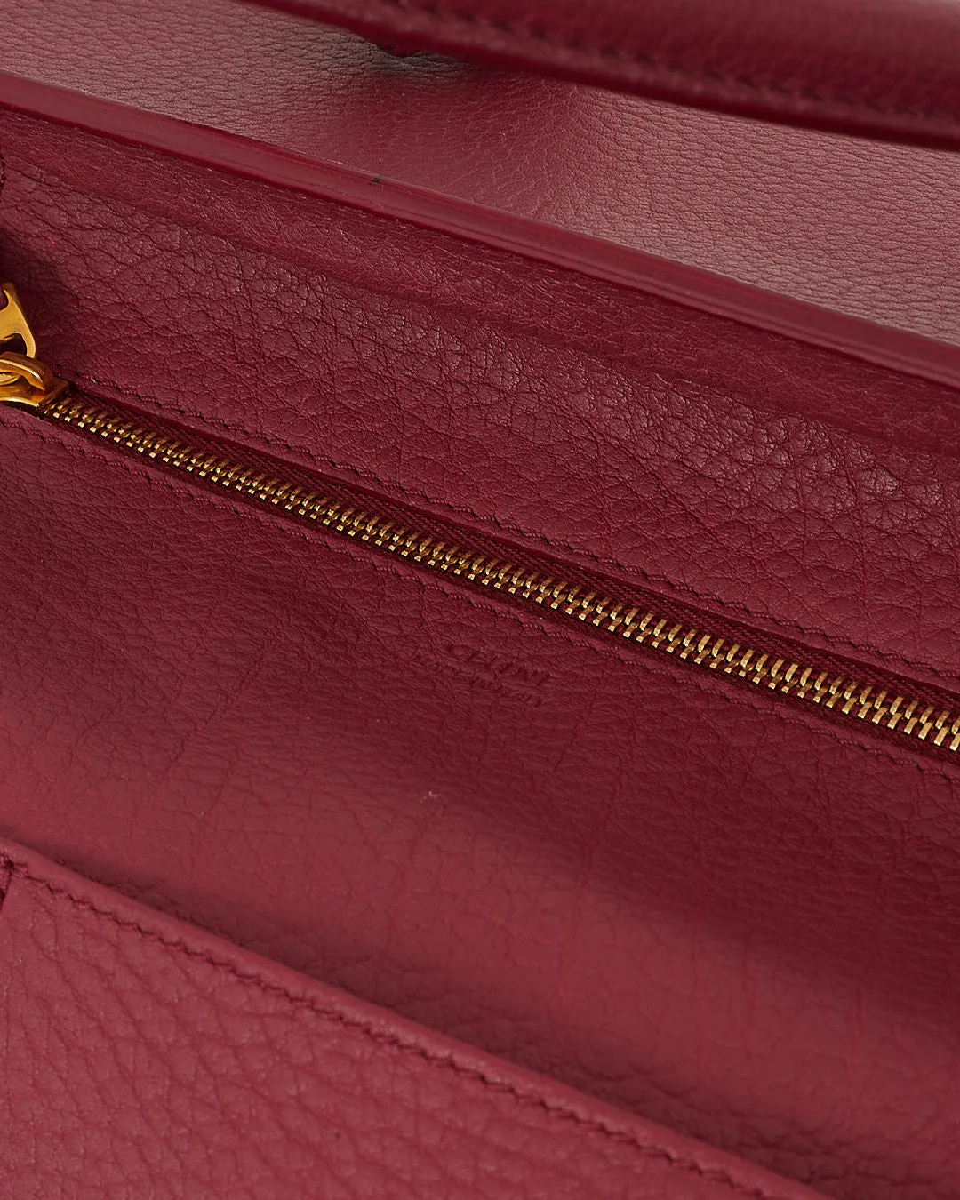 Celine Pink Leather Small Tie Knot Tote Bag