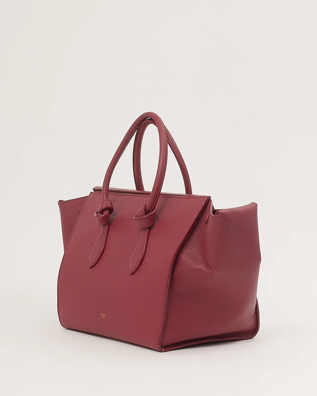 Celine Pink Leather Small Tie Knot Tote Bag