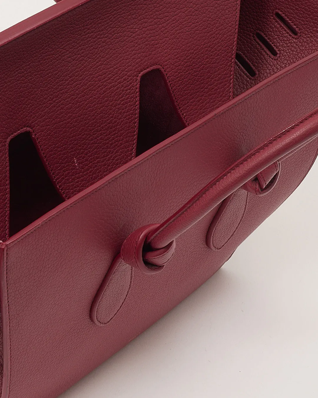 Celine Pink Leather Small Tie Knot Tote Bag