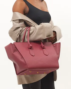 Celine Pink Leather Small Tie Knot Tote Bag