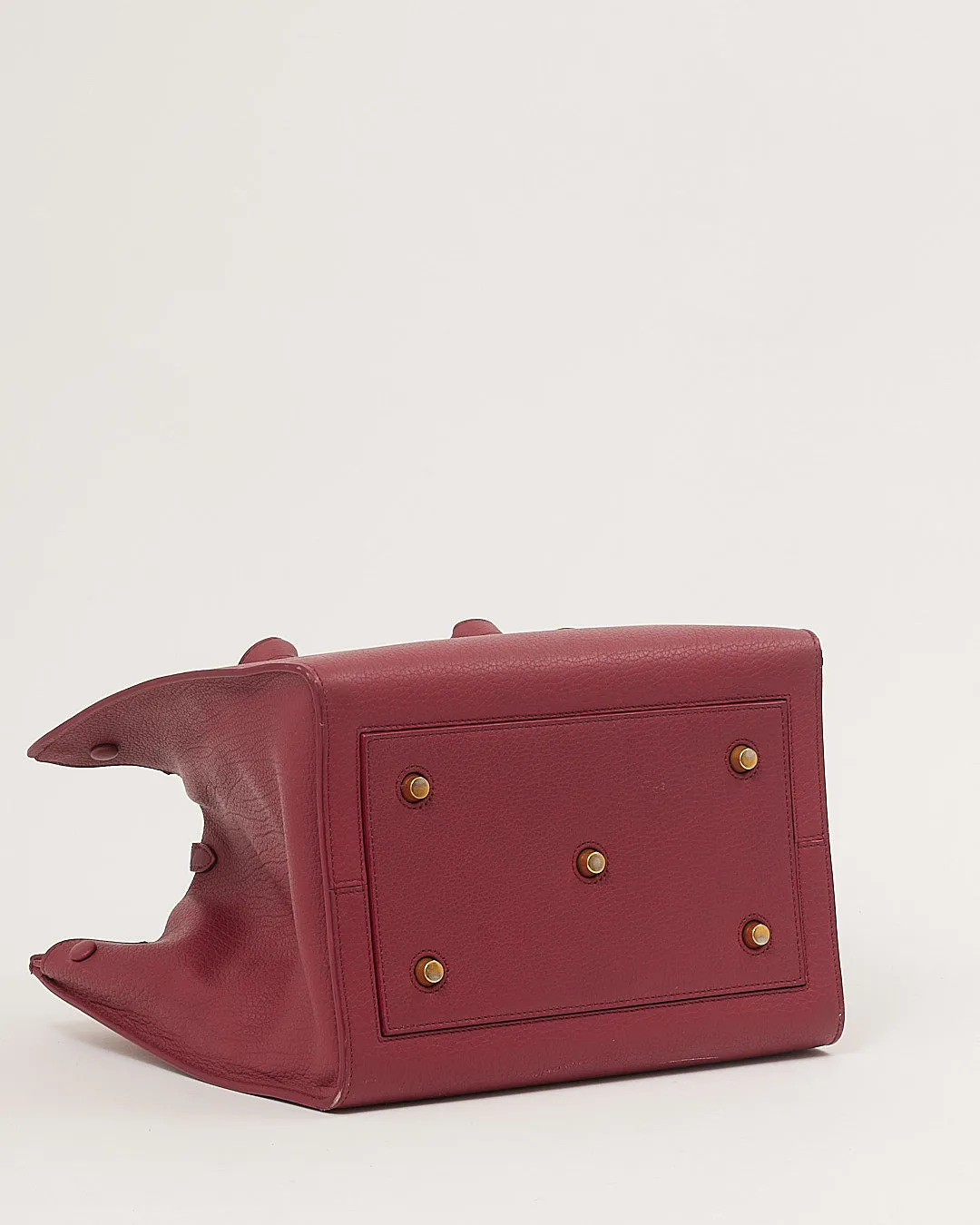 Celine Pink Leather Small Tie Knot Tote Bag