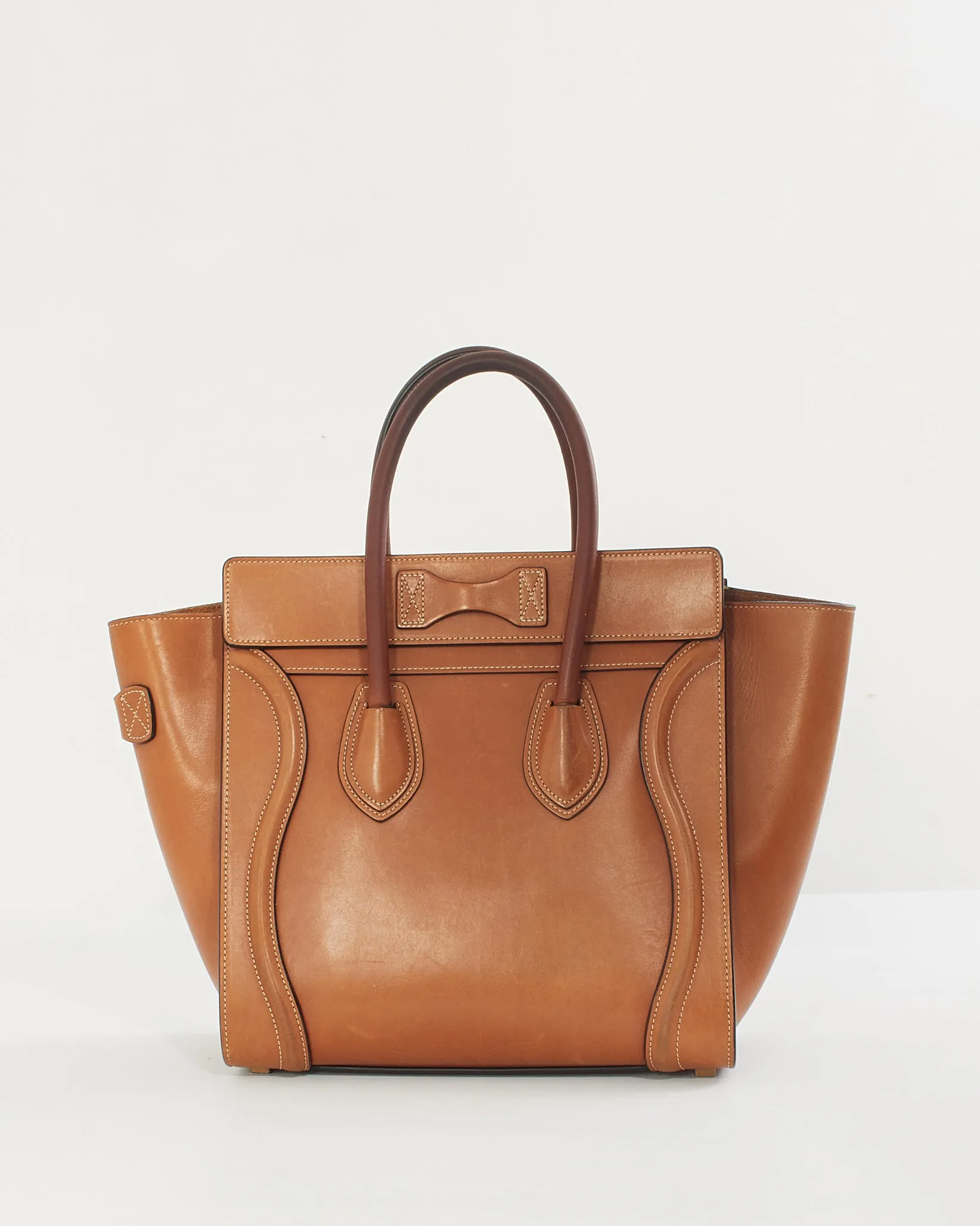 Celine Tan Smooth Leather Micro Luggage