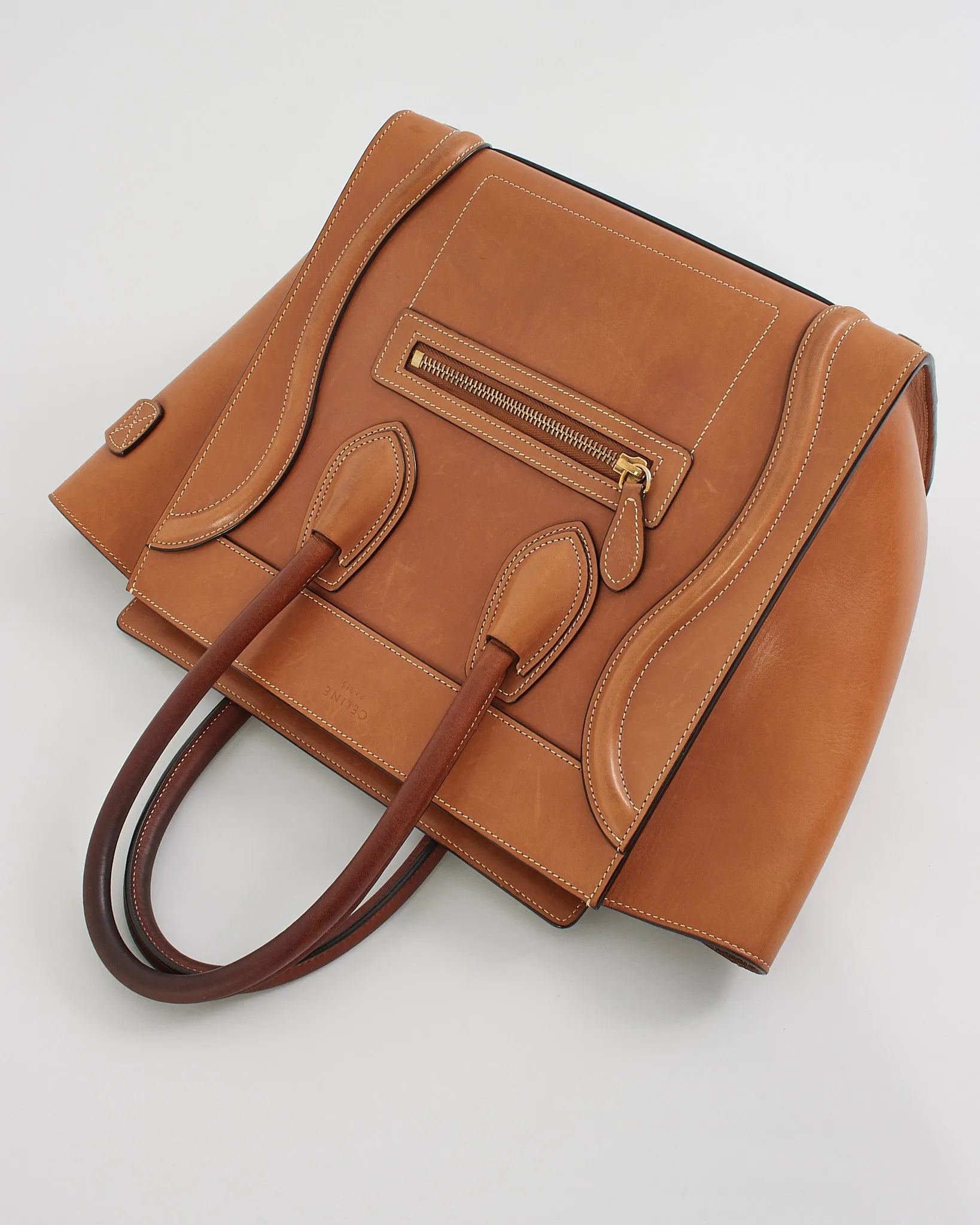 Celine Tan Smooth Leather Micro Luggage