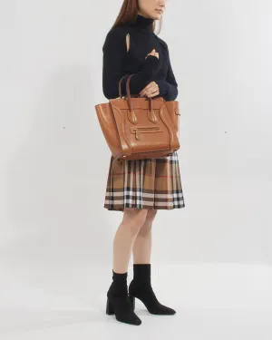 Celine Tan Smooth Leather Micro Luggage