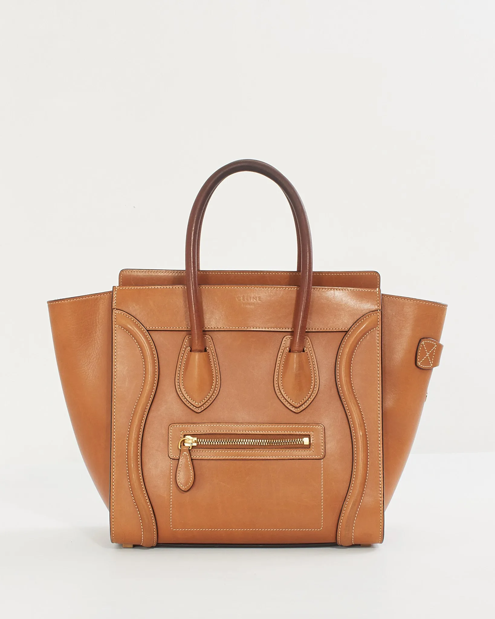 Celine Tan Smooth Leather Micro Luggage