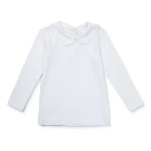 Chandler Long Sleeve Peter Pan Collar Shirt