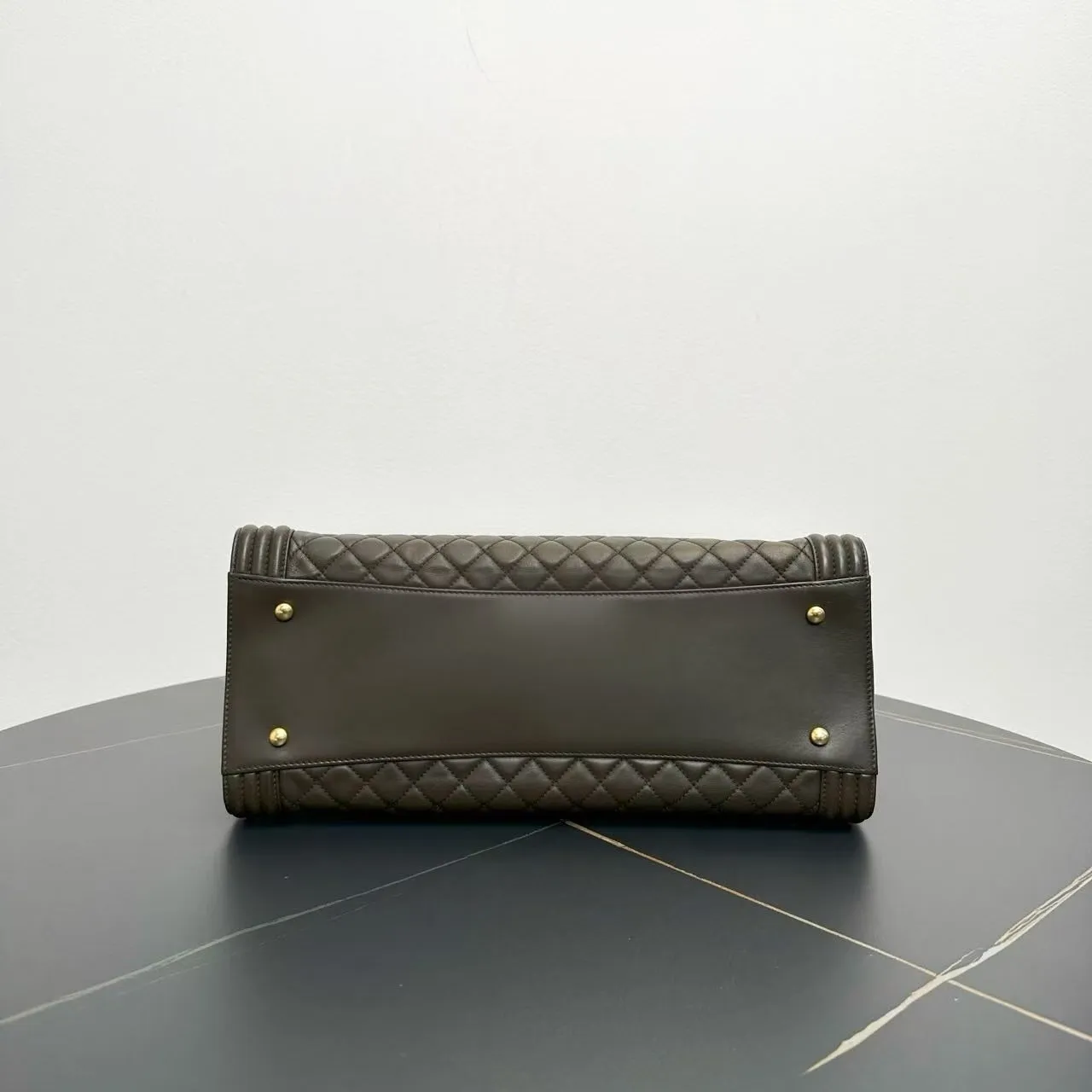 Chanel LeBoy Tote Bag in Black Leather - Preloved Chanel Designer Tote