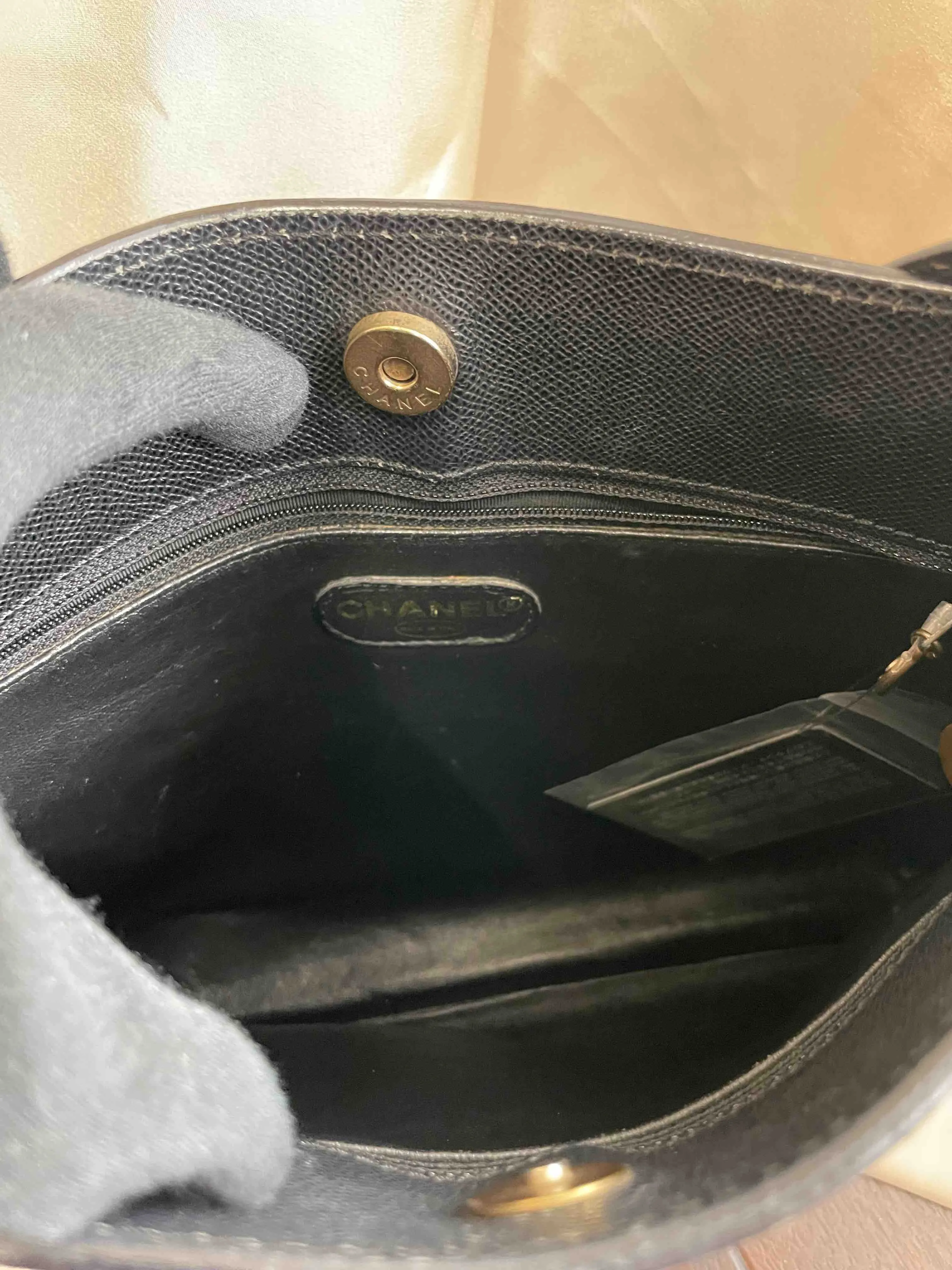 Chanel Tote Bag JX944 Black Leather Tote