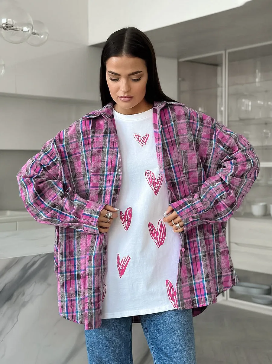 Checked Cotton Relaxed Fit Casual Shirt