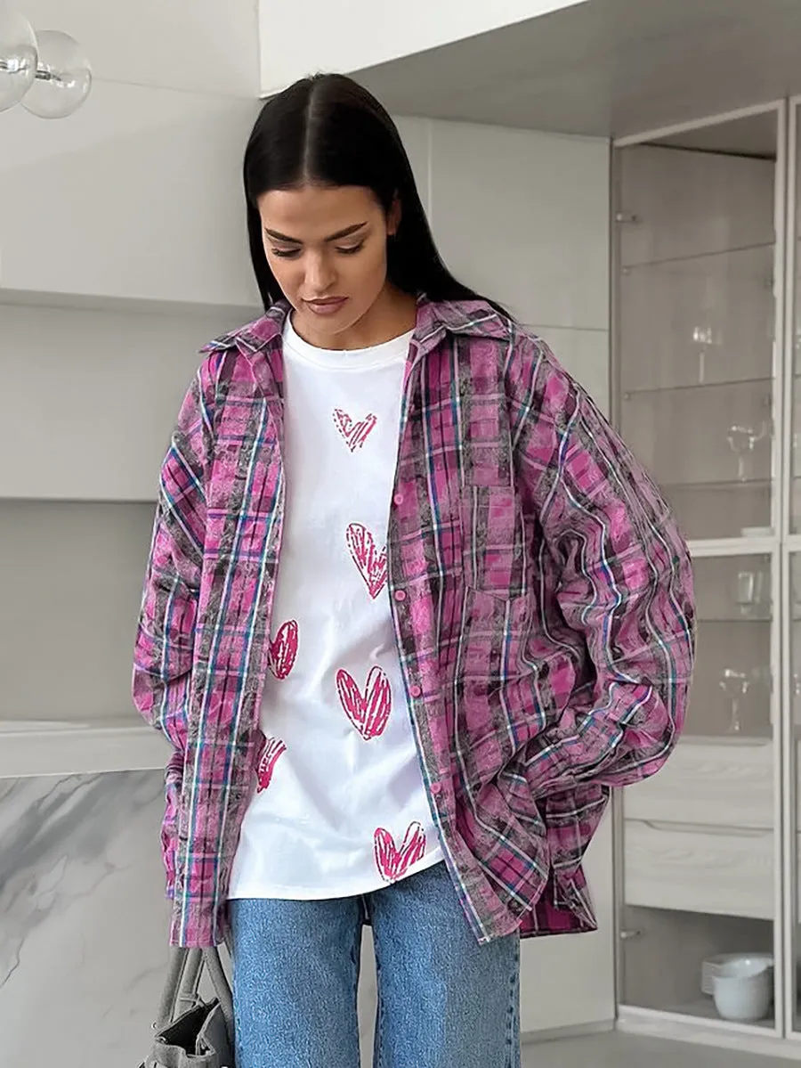 Checked Cotton Relaxed Fit Casual Shirt