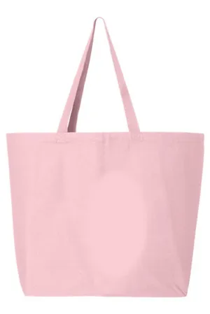 Checkered Cherries Canvas Jumbo Tote